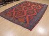 Kilim Blue Flat Woven 611 X 99 Area Rug 100-110383 Thumb 2