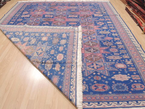 Kilim Blue Square Flat Woven 96 X 112 Area Rug 100-110384 Image 10
