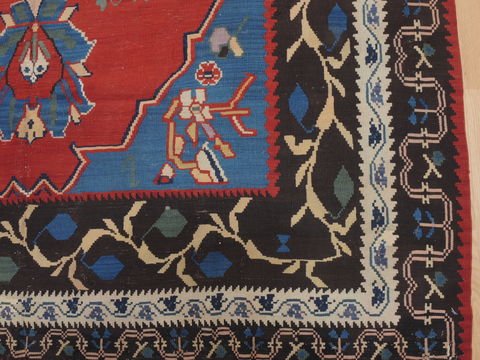 Kilim Red Flat Woven 69 X 137 Area Rug 100-110395 Image 6