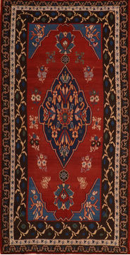 Afghan Kilim Red Rectangle Odd Size Wool Carpet 110395