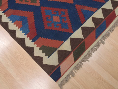 Kilim Brown Flat Woven 50 X 66 Area Rug 100-110397 Image 4