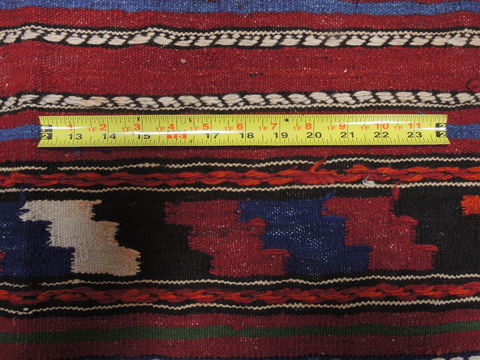 Kilim Red Runner Flat Woven 47 X 102 Area Rug 100-110399 Image 9