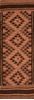 Kilim Brown Runner Flat Woven 36 X 105 Area Rug 100-110400 Thumb 0
