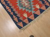 Kilim Red Runner Flat Woven 28 X 114 Area Rug 100-110401 Thumb 4
