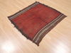 Kilim Red Square Flat Woven 38 X 40  Area Rug 100-110404 Thumb 3