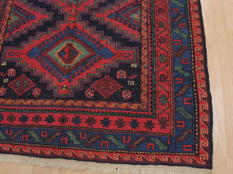 Kilim Blue Runner Flat Woven 49 X 114 Area Rug 100-110407 Image 5