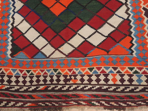 Kilim Red Flat Woven 49 X 82 Area Rug 100-110412 Image 4