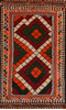 Kilim Red Flat Woven 49 X 82 Area Rug 100-110412 Thumb 0
