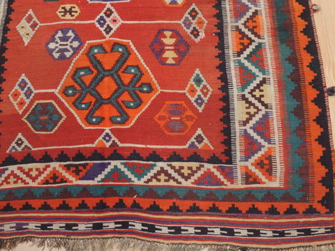 Kilim Red Flat Woven 49 X 91 Area Rug 100-110413 Image 4