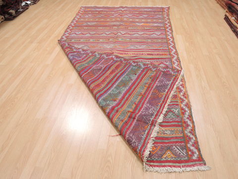 Kilim Red Runner Flat Woven 50 X 102 Area Rug 100-110414 Image 7