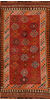 Kilim Red Flat Woven 49 X 93 Area Rug 100-110415 Thumb 0