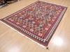 Kilim Blue Flat Woven 59 X 87 Area Rug 100-110416 Thumb 2