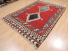 Kilim Red Flat Woven 54 X 81 Area Rug 100-110417 Thumb 2