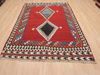 Kilim Red Flat Woven 54 X 81 Area Rug 100-110417 Thumb 5