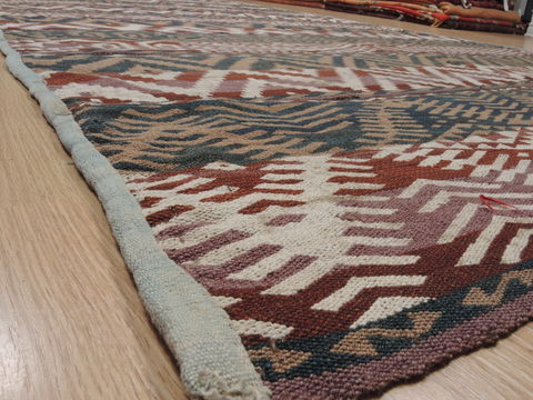 Kilim Beige Flat Woven 510 X 128 Area Rug 100-110419 Image 4