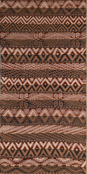 Kilim Beige Flat Woven 5'10" X 12'8"  Area Rug 100-110419