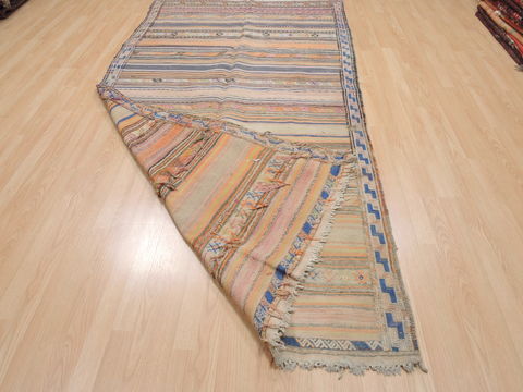 Kilim Beige Runner Flat Woven 48 X 98 Area Rug 100-110420 Image 6