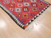 Kilim Red Flat Woven 410 X 81 Area Rug 100-110428 Thumb 3