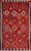 Kilim Red Flat Woven 410 X 81 Area Rug 100-110428 Thumb 0
