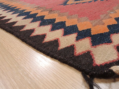 Kilim Red Flat Woven 41 X 711 Area Rug 100-110429 Image 4