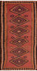 Kilim Red Flat Woven 41 X 711  Area Rug 100-110429 Thumb 0