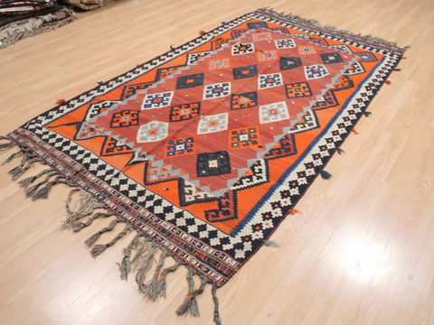Kilim Red Flat Woven 411 X 85 Area Rug 100-110430 Image 2