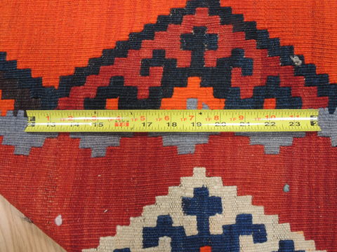 Kilim Red Flat Woven 411 X 85 Area Rug 100-110430 Image 7