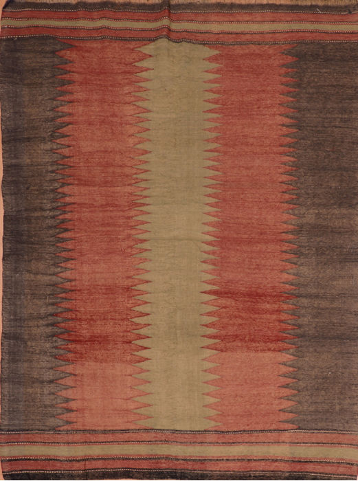 Kilim Brown Flat Woven 511 X 79 Area Rug 100-110432 Image 0