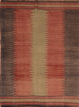 Kilim Brown Flat Woven 5'11" X 7'9"  Area Rug 100-110432