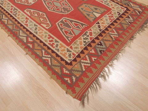 Kilim Red Flat Woven 47 X 92 Area Rug 100-110433 Image 4