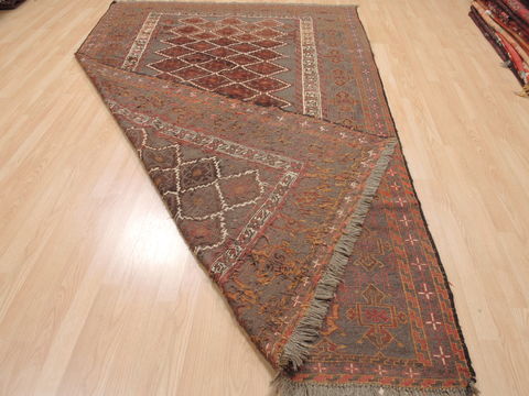 Kilim Brown Flat Woven 60 X 99 Area Rug 100-110435 Image 6