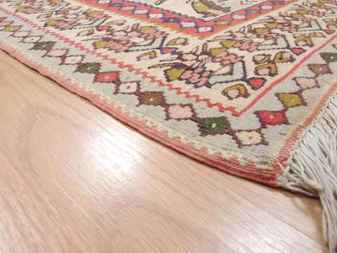 Kilim Beige Flat Woven 51 X 84 Area Rug 100-110436 Image 6