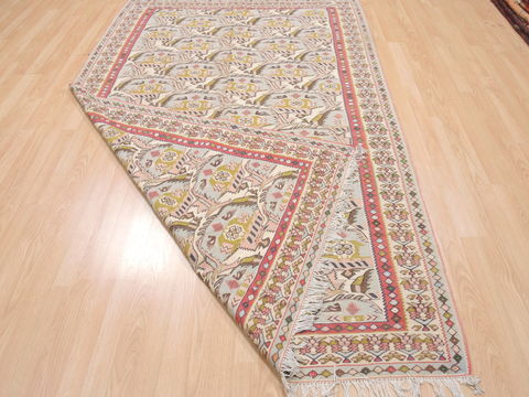 Kilim Beige Flat Woven 51 X 84 Area Rug 100-110436 Image 7
