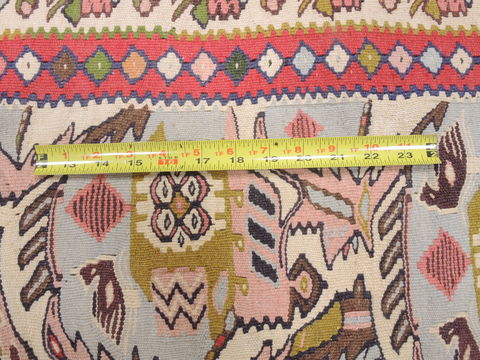 Kilim Beige Flat Woven 51 X 84 Area Rug 100-110436 Image 8