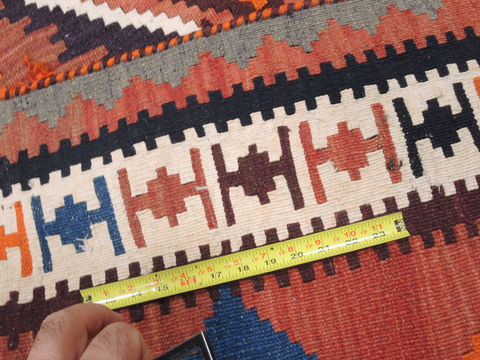 Kilim Brown Runner Flat Woven 44 X 101 Area Rug 100-110438 Image 7