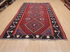 Kilim Red Flat Woven 61 X 108 Area Rug 100-110439 Thumb 4