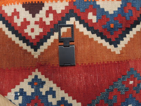 Kilim Red Flat Woven 44 X 81 Area Rug 100-110440 Image 8