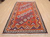 Kilim Red Flat Woven 44 X 81  Area Rug 100-110440 Thumb 1