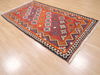 Kilim Red Flat Woven 44 X 81  Area Rug 100-110440 Thumb 3