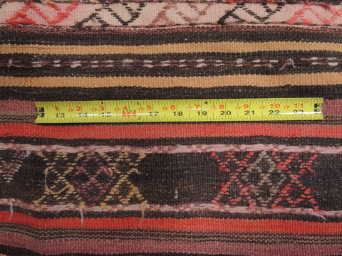 Kilim Red Flat Woven 47 X 88 Area Rug 100-110444 Image 5