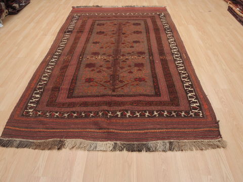 Kilim Brown Flat Woven 54 X 90 Area Rug 100-110446 Image 1