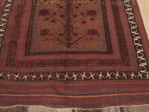 Kilim Brown Flat Woven 54 X 90 Area Rug 100-110446 Image 5
