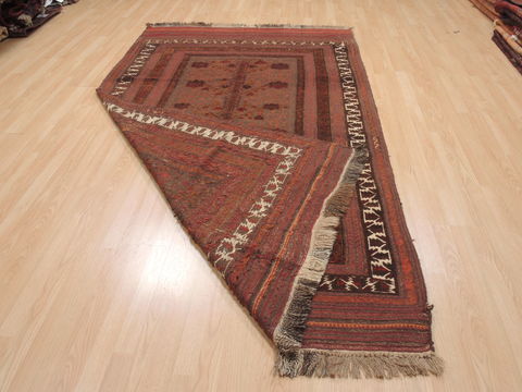 Kilim Brown Flat Woven 54 X 90 Area Rug 100-110446 Image 9