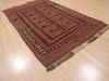 Kilim Brown Flat Woven 54 X 90  Area Rug 100-110446 Thumb 3