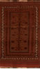 Kilim Brown Flat Woven 54 X 90 Area Rug 100-110446 Thumb 0