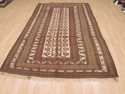 Kilim Brown Flat Woven 55 X 92 Area Rug 100-110447 Image 1