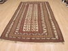 Kilim Brown Flat Woven 55 X 92  Area Rug 100-110447 Thumb 1