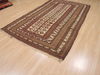 Kilim Brown Flat Woven 55 X 92  Area Rug 100-110447 Thumb 2