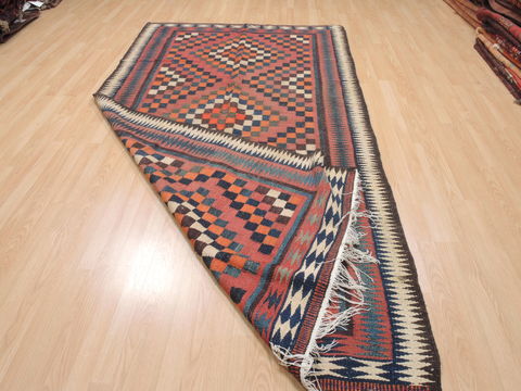 Kilim Red Runner Flat Woven 51 X 910 Area Rug 100-110449 Image 5