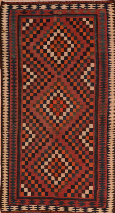 Kilim Red Runner Flat Woven 51 X 910 Area Rug 100-110449 Image 0
